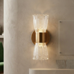 K2 Lights Gold Crystal Glass Wall Light - Image 2