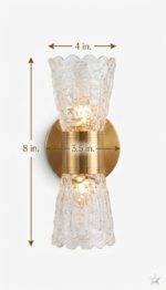 K2 Lights Crystal Elegance Wall Light - Image 4