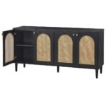 Blue City Decor Midnight Grove Rattan Sideboard - Image 5