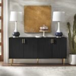 Buy Blue City Decor Midnight Luxe Storage Sideboard | Cabinet | Wooden Sideboard | Wooden Cabinet Sideboard | Storage Cabinet | Living Room Furniture | Solid Wood Furniture | Blue City Decor