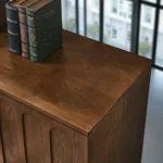 Blue City Decor Walnut Crest Fluted Sideboard - Image 6