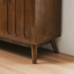 Blue City Decor Walnut Crest Fluted Sideboard - Image 8