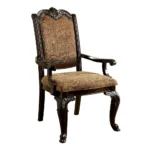 Blue City Decor Royal Crest Wooden Arm Chair Set - Image 3