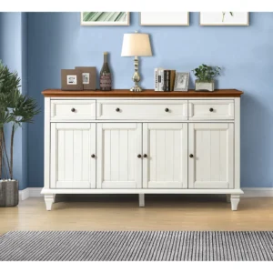 Buy Blue City Decor Willow Haven Storage Sideboard Cabinet | Cabinet | Wooden Sideboard | Wooden Cabinet Sideboard | Storage Cabinet | Living Room Furniture | Solid Wood Furniture | Blue City Decor