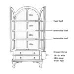 Blue City Decor Heritage Haven Glass Display Cabinet - Image 7