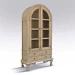 Blue City Decor Heritage Haven Glass Display Cabinet - Image 6