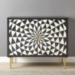 Blue City Decor Zenith Inlay Storage Cabinet - Image 2