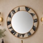 Blue City Decor Infinity Bone Inlay Mirror - Image 2